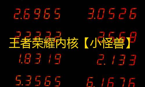 王者荣耀内核【小怪兽】辅助